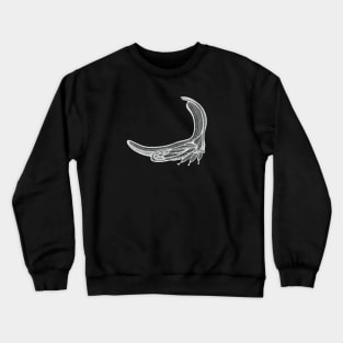 Treehopper Ink Art - cool bug design - on black Crewneck Sweatshirt